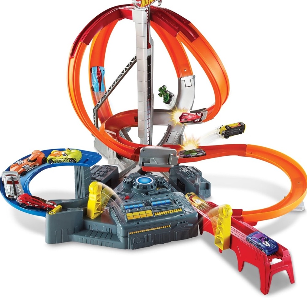 HOT WHEELS SPIN STORM TRACK SET